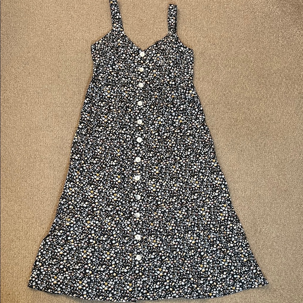 Floral Button-Down Dress